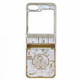 Etui do Samsung Galaxy Z Flip 5 5G, Mechanical Legend, złote