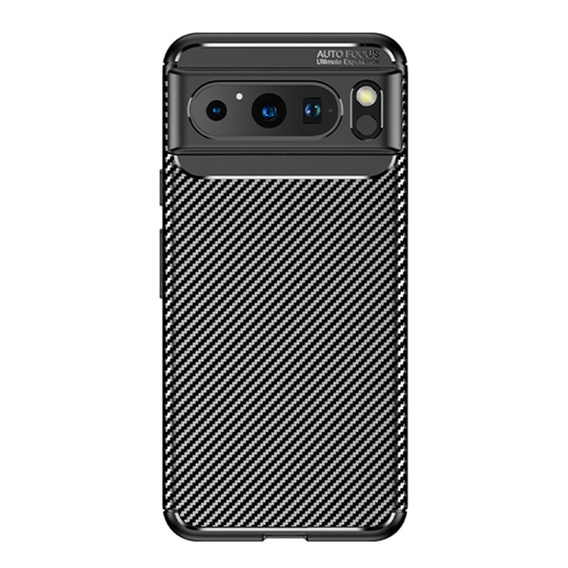 Etui do Google Pixel 8 Pro, Carbon Gel, czarne