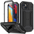 Etui pancerne do iPhone 14, R-JUST CamShield Slide, czarne