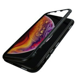 Etui Magnetic back glass do iPhone XS Max - Black