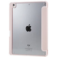 Etui do iPad 10.2" 2021/2020/2019 (9/8/7 gen.), Smartcase Hybrid, z miejscem na rysik, różowe