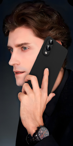 Etui Matt TPU do Samsung Galaxy S25 Edge, pokrowiec ochronny – czarny