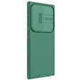 Etui NILLKIN do Samsung Galaxy S24 Ultra, Silicone CamShield Case do MagSafe, zielone