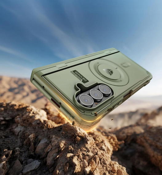 Etui pancerne Dexnor Magnetic z podwójnymi podstawkami do Samsung Galaxy Z Fold7