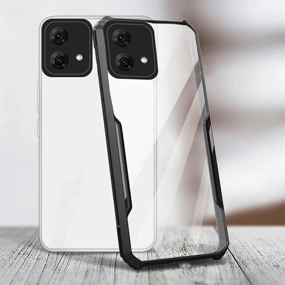 Etui do Motorola Moto G84, AntiDrop Hybrid, czarne