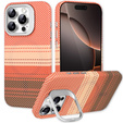 Etui do iPhone 16 Pro, Frame Kickstand, do MagSafe, Sunset Orange