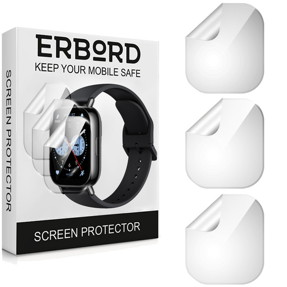 3x Folia Hydrożelowa ERBORD do Xiaomi Redmi Watch 5 Lite