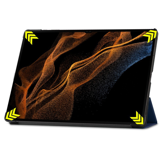 Etui do Samsung Galaxy Tab S9 Ultra, Smartcase, niebieskie