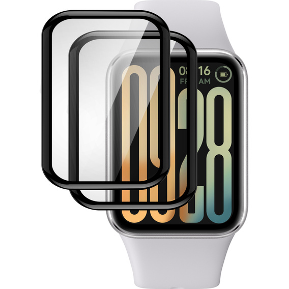 2x Szkło Hybrydowe ERBORD do Xiaomi Smart Band 9 Pro