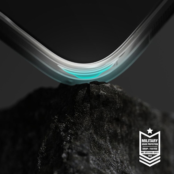 Etui Ringke do Galaxy A36 / A56 5G, Onyx, Zielone + Szkło Hartowane 9H