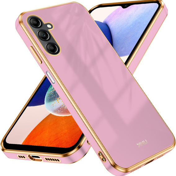 Etui do Samsung Galaxy A14 4G/5G, Electro, Fioletowe