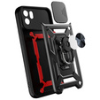 Etui pancerne do Xiaomi Redmi A1 4G / A2 4G, CamShield Slide, czarne