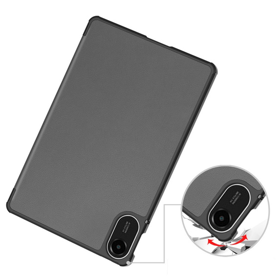 Etui z klapką i podstawką do Xiaomi Redmi Pad 2 – szare