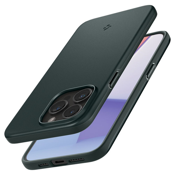Etui Spigen do Apple iPhone 15 Pro Max, Thin Fit, Zielone