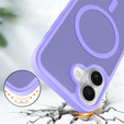 Etui Matt Case do iPhone 17, do MagSafe, półprzezroczyste fioletowe