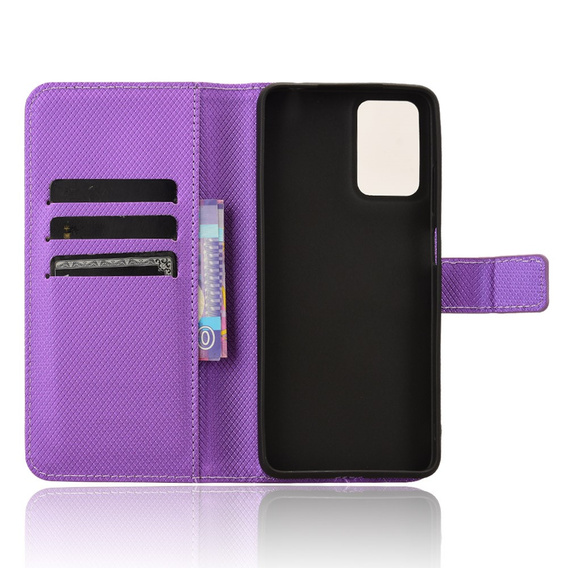 Etui z klapką do Motorola Moto G24 / G24 Power / G04, Wallet Smart Magnet, fioletowe