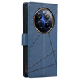 Etui z klapką do Realme 12 Pro 5G / 12 Pro+ 5G, Leather Line Wallet, niebieskie