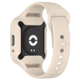 Pasek Silikonowy z Etui do Xiaomi Redmi Watch 3 Active, Beżowy