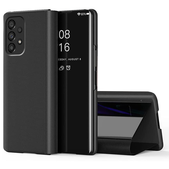 Etui do Samsung Galaxy A53 5G, Clear View, czarne