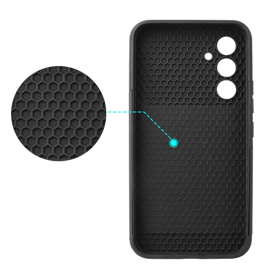 Etui do Samsung Galaxy A54 5G, ERBORD Cam Slider, czarne + Szkło hartowane