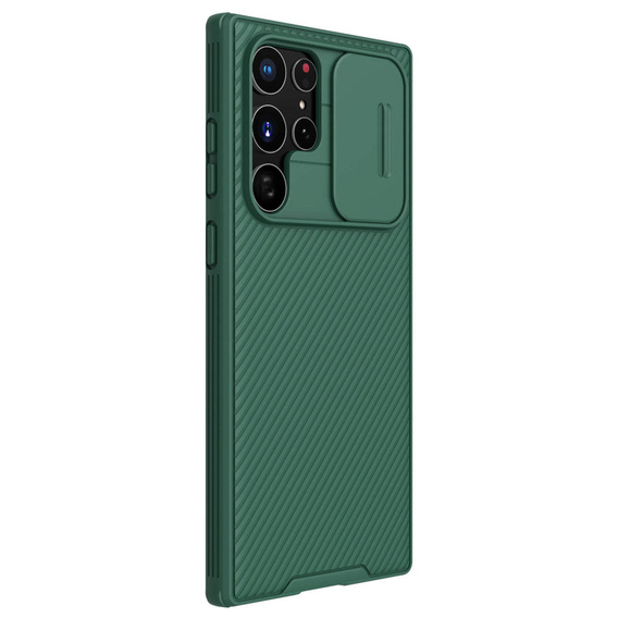 Etui NILLKIN do Samsung Galaxy S23 Ultra, CamShield Pro Case, zielone