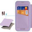 Etui Dux Ducis do iPhone 17 Pro Max, Skin X Pro,  z klapką, do MagSafe, fioletowe