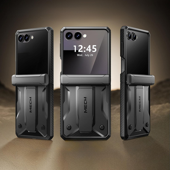 Etui Tongate MECH z MagSafe do Samsung Galaxy Z Flip7 FE / Z Flip6, zielone