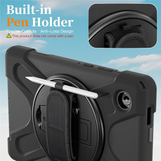 Pancerne etui z podstawką i paskiem na ramię do Samsung Galaxy Tab A11