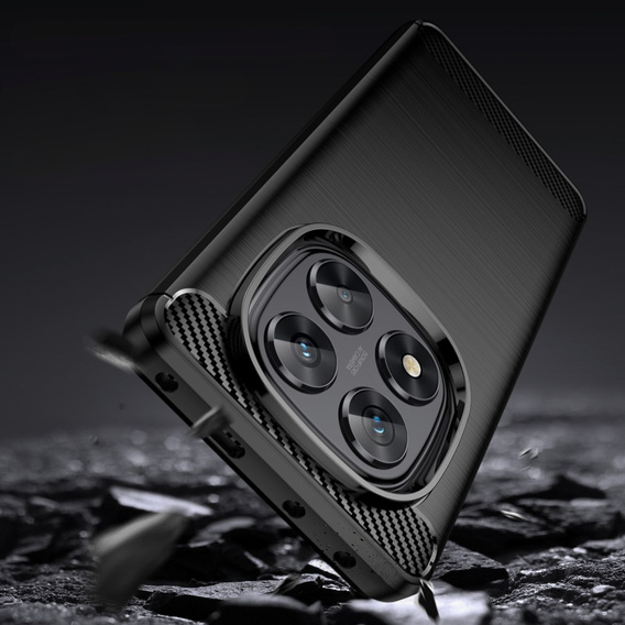 Etui do Xiaomi Redmi Note 14 Pro 5G / Xiaomi Poco X7 5G, Carbon, czarne