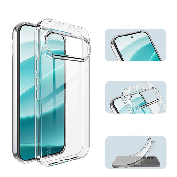 Etui IMAK UX-10 Series do Google Pixel 10 / 10 Pro, cienkie i lekkie, przezroczyste