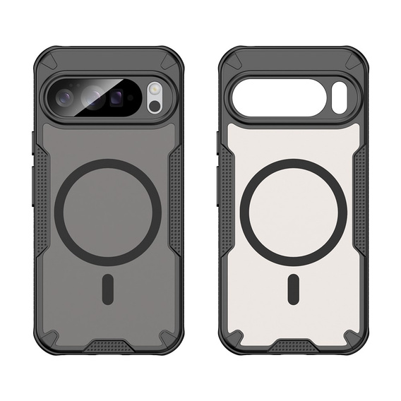 Etui pancerne do Google Pixel 10 Pro XL, do MagSafe, matowe, czarne