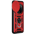 Etui pancerne do Realme 14 Pro 5G, CamShield Slide, czerwone