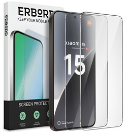 2x Szkło Hartowane ERBORD 9H Hard Glass do Xiaomi 15 – codzienna ochrona w eleganckim wydaniu