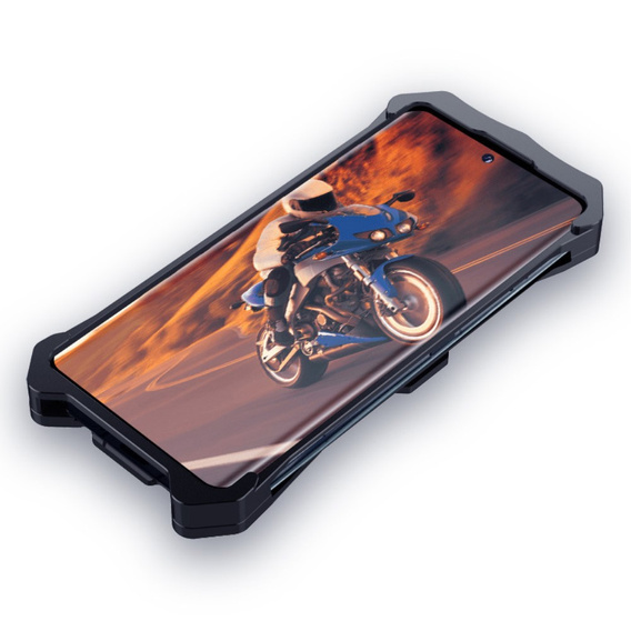 Etui pancerne do Samsung Galaxy Note 20 Ultra, Aluminum Alloy, czarne / czerwone