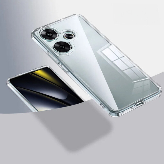 Etui do Xiaomi Poco F6, Fusion Hybrid, przezroczyste