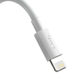 Baseus kabel USB-C Lightning 1,5 m 20 W - 2 sztuki - Biały