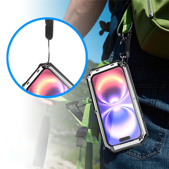 Etui pancerne z podstawką R-JUST do iPhone 17