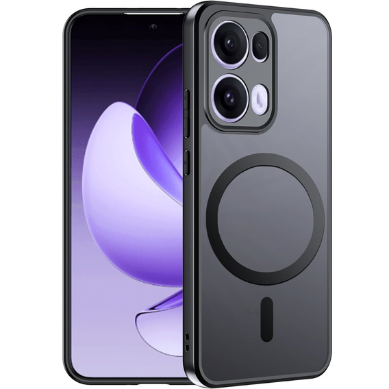 Etui do Oppo Reno 13 Pro, do MagSafe, ERBORD Matt Case, czarny