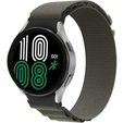 Pasek Nylonowy do Samsung Galaxy Watch 4/5/6 40/42/43/44/45/46/47mm, Zielony