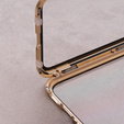 Etui do iPhone 11, Magnetic Dual Glass, złote