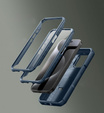 Dexnor – magnetyczne etui z osłoną aparatu do iPhone 15 Pro - niebieskie