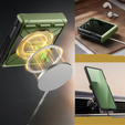 Etui Tongate MECH z MagSafe do Samsung Galaxy Z Flip7 FE / Z Flip6, zielone