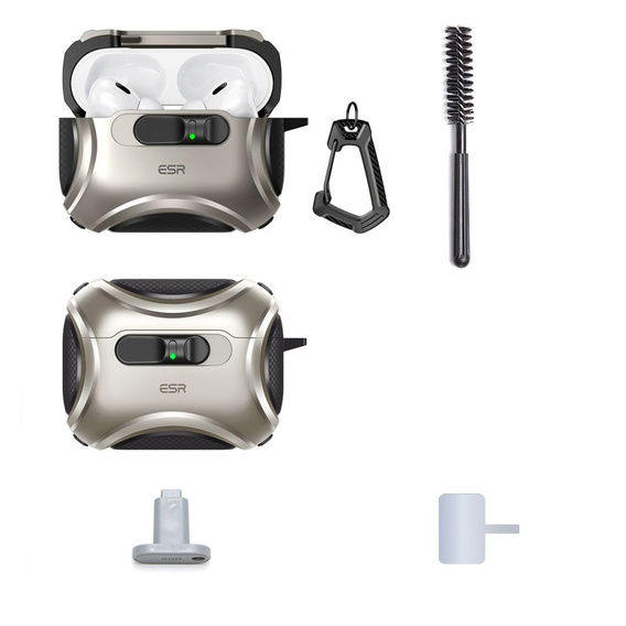 Etui na słuchawki z MagSafe ESR Cyber FlickLock do Apple AirPods Pro 3