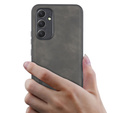 Etui do Samsung Galaxy A54 5G, ERBORD Business, z blaszką do uchwytów samochodowych, szare