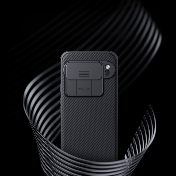 Etui Nillkin CamShield Pro Series do Google Pixel 9 Pro XL – czarne, z przesuwaną osłoną aparatu