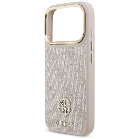 Etui GUESS 4G Strass Logo z paskiem, MagSafe do iPhone 17 Pro