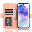 Etui z klapką do Samsung Galaxy A35 5G, Card Slot, różowe