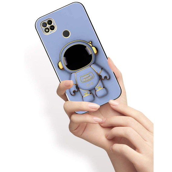 Etui do Xiaomi Redmi 9C, Astronaut, niebieskie