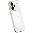 Etui do Xiaomi Redmi Note 13 Pro+, Glamour CamShield, białe