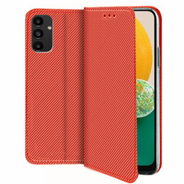 Etui do Samsung Galaxy A14 4G/5G, Smart Magnet, czerwone + Szkło 9H
